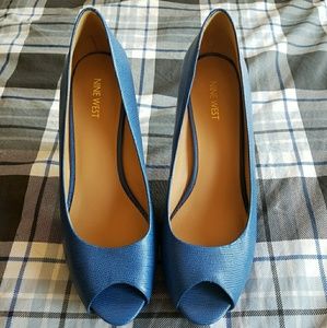 Size 11 Nine West Peep Toe Heels
